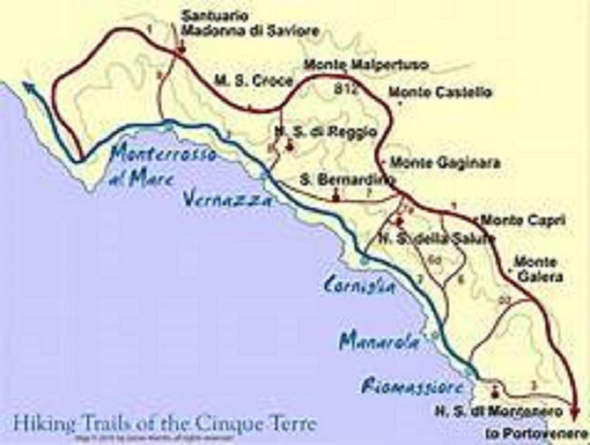 Апартаменти Cinque Terre Way Ла-Спеція Екстер'єр фото